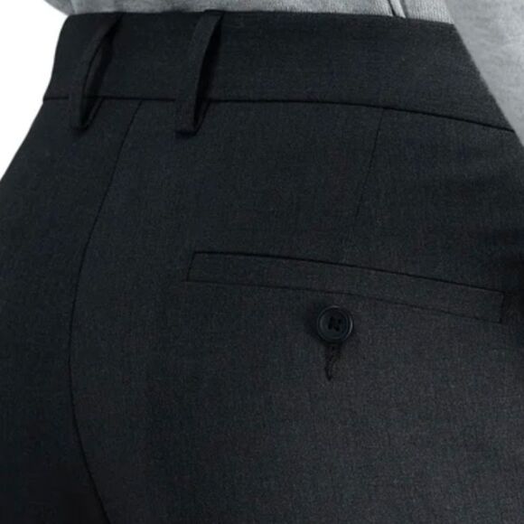 Haggar Men's Flex Dress Pant Dark Gray - Picture 6 of 7